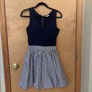 Fit and flare midi dress